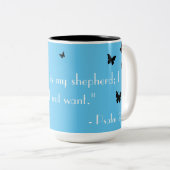 スカイブルーフェイスマグ ツートーンマグカップ (正面右)