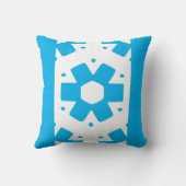 スカイブルーフラワーデコミニマルール クッション (裏面)