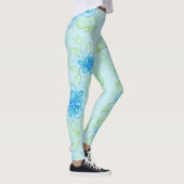 スカイブルーフローズレギンス レギンス (右)
