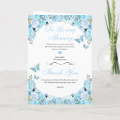 スカイブルーフローラキンセアニェラティアラ蝶 プログラム (裏面)