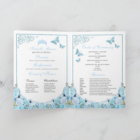 スカイブルーフローラキンセアニェラティアラ蝶 プログラム (内部)