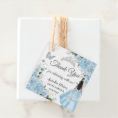 スカイブルーフローラプリンセスドレスシルバーキンセアニラ フェイバータグ (インサイチュ)