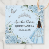 スカイブルーフローラプリンセスドレスシルバーキンセアニラ フェイバータグ (裏面)