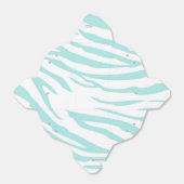 スカイブルーホワイトゼブラ動物 フェイバーボックス (折り畳みなし)