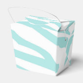 スカイブルーホワイトゼブラ動物 フェイバーボックス (裏面サイド)