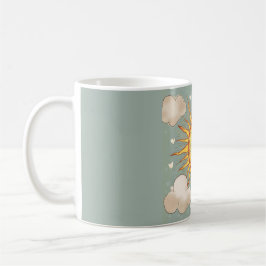 スカイブルーママママグ – あなたは私の世界を明るくする コーヒーマグカップ