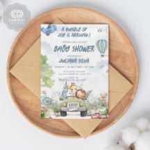 スカイブルーモダンホワイトテディベアフローラデザイン