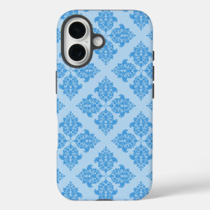 スカイブルーモロッコダマスク iPhone 16ケース