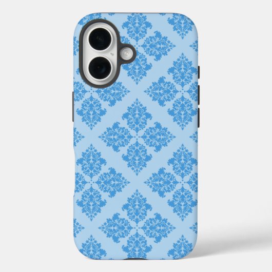 スカイブルーモロッコダマスク Case-Mate iPhoneケース (裏面)