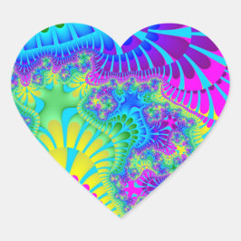 スカイブルーレインボーメルト ハートシール