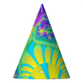 スカイブルーレインボーメルト パーティーハット (左)