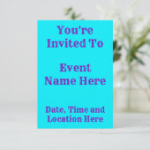 スカイブルーレインボーメルト 招待状 (スタンド正面)