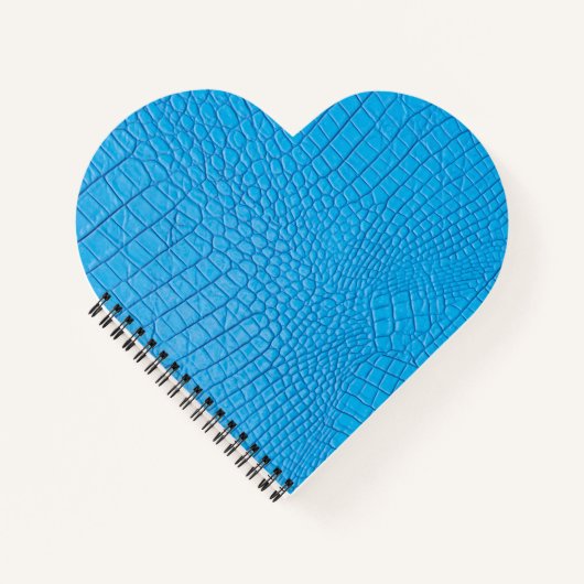 スカイブルーレザー ノートブック (正面)