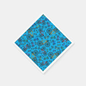 スカイブルーロードバイク スタンダードカクテルナプキン (角)