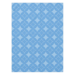 スカイブルー七宝パターン テーブルクロス