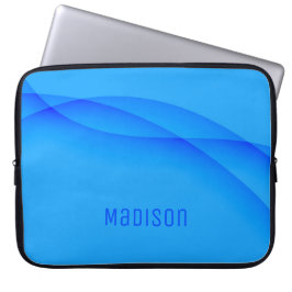 スカイブルー抽象芸術の背景とカスタマイズ ラップトップスリーブ