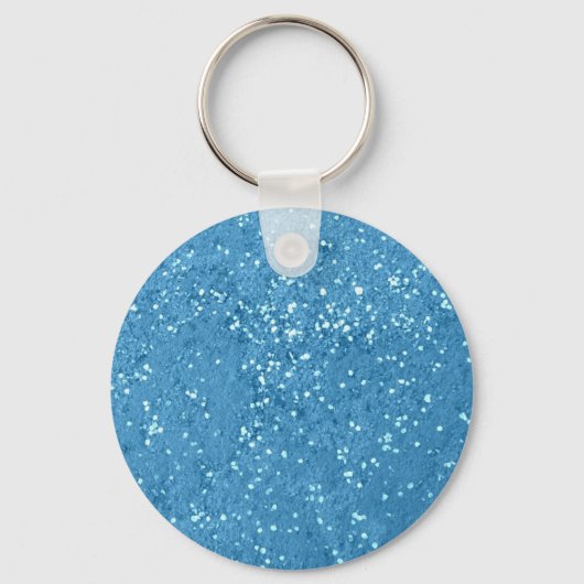 スカイブルー砂利 キーホルダー (正面)