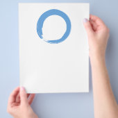 スカイブルー禅シンボル チラシ (手)