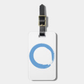 スカイブルー禅シンボル ラゲッジタグ (正面縦)