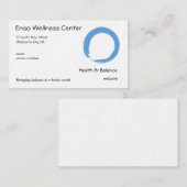 スカイブルー禅シンボル 名刺 (正面/裏面)