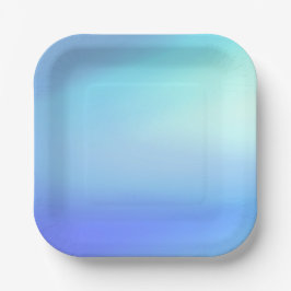 スカイブルー紙プレート ペーパープレート