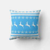 スカイブルー装飾用クッション クッション (裏面)