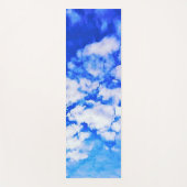 スカイブルー雲 ヨガマット (正面)