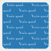 スカイブルー スクエアシール (正面)