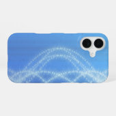スカイブルー iPhone 16ケース (裏面横)