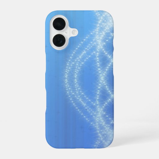 スカイブルー iPhone 16ケース (裏面)