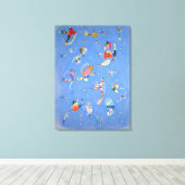 スカイブルー | Kandinsky | キャンバスプリント (インサイチュ (ウッドフロア))