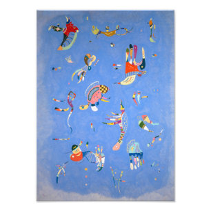 スカイブルー Kandinsky フォトプリント