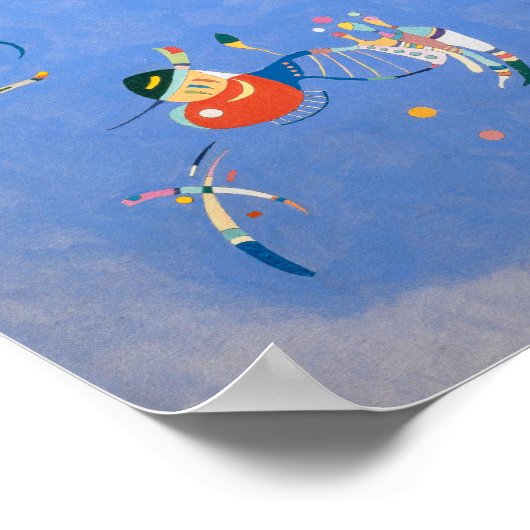 スカイブルー | Kandinsky | ポスター (角)
