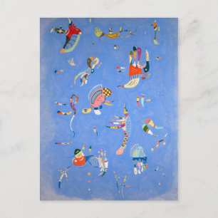 スカイブルー Kandinsky ポストカード
