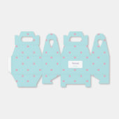 スカイブルー – Springtime Bunnies Favor Box フェイバーボックス (折り畳みなし)