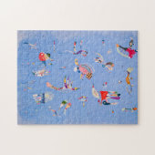 スカイブルー | Wassily Kandinsky ジグソーパズル (横)