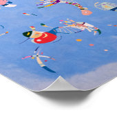 スカイブルー | Wassily Kandinsky ポスター (角)