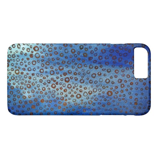 スカイブルーApple iPhone 8/7、Kolly There Case-Mate iPhoneケース (裏面(横))