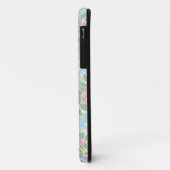 スカイブルーXtreme iPhone 5ケースにピンクのドグロス Case-Mate iPhoneケース (裏面/左)
