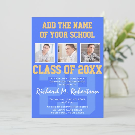 スカイブ王室のルー&金ゴールドアスリート卒業 招待状 (スタンド正面)