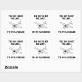 スカイプレイグラウンド飛行機 スクエアシール (シート)