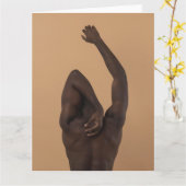 スカイホットガイ挨拶カードにリーチ カード (黄色い花)