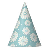 スカイホワイトデイジーパーティーハット パーティーハット (左)
