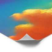 スカイポスターの火災ハート ポスター (角)