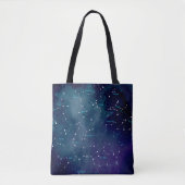 スカイマップ 星座 天文学 トートバッグ (正面)
