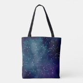 スカイマップ 星座 天文学 トートバッグ (裏面)