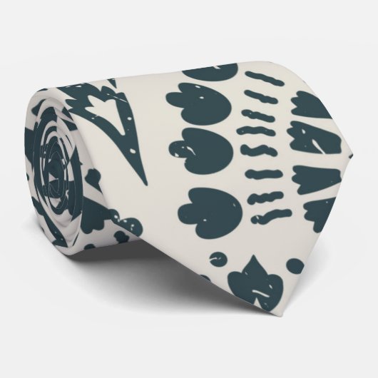 スカイマーツ | モダンでおしゃれな青と白 ネクタイ (ロール)