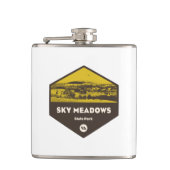 スカイメドウズ州パーク，バージニア フラスク (正面)
