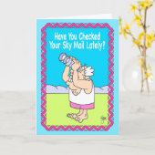 スカイメール誕生日カード カード (黄色い花)