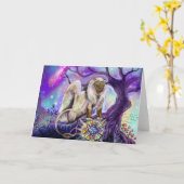 スカイライオン～グリーティングカード カード (黄色い花)